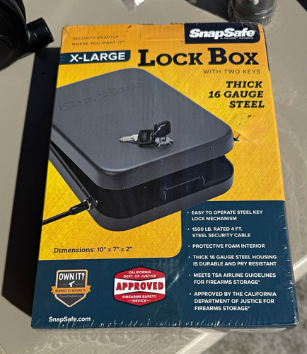 Snapsafe large lock box key - snapsafe,